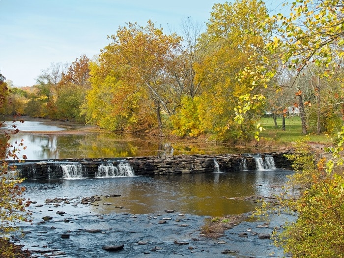 Waterfall at Saddle River County Park