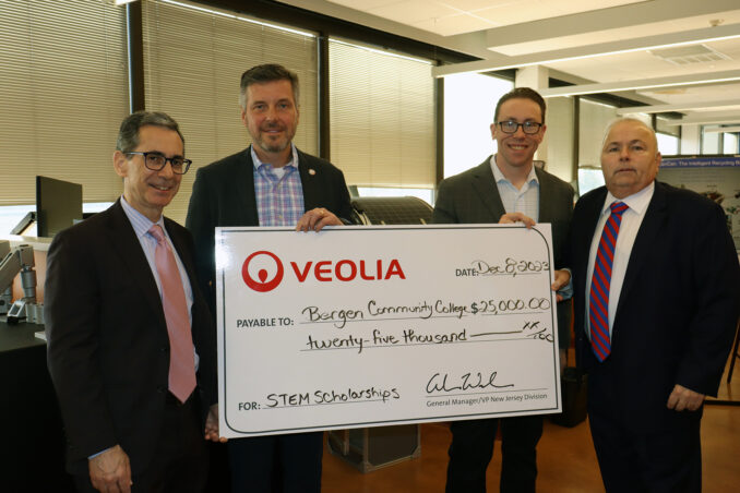 Veolia Northern New Jersey Water Operations donates $25,000 for BCC Student Scholarships. Read more on mybergen.com.