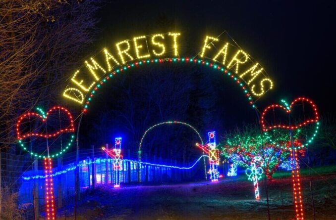 Orchard of Lights at Demrest Farms in Hillsdale, NJ