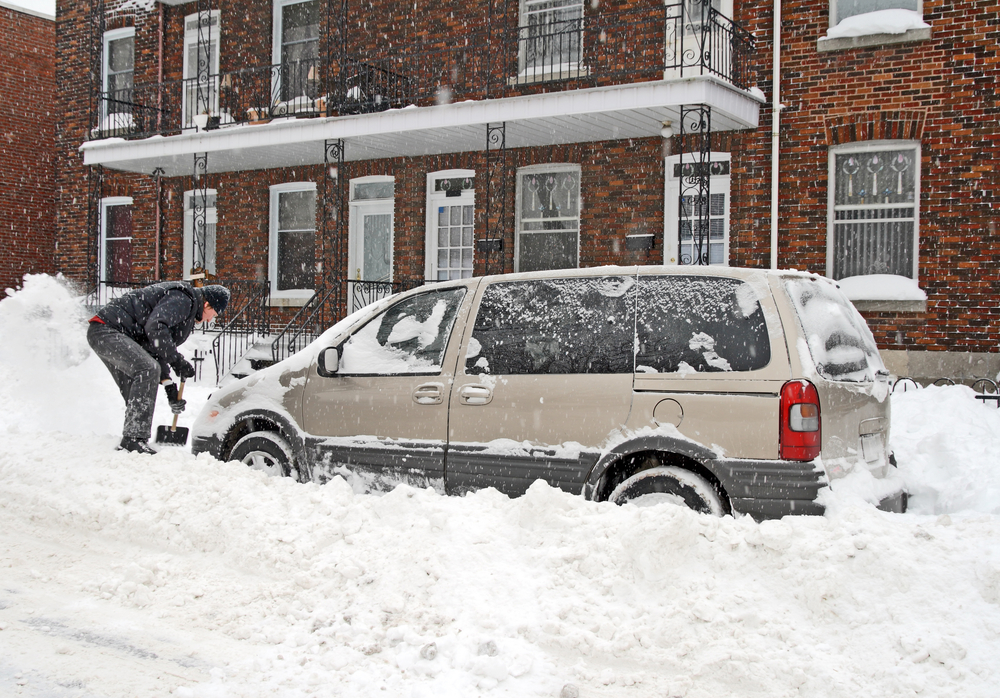 Proper snow shoveling techniques can help you avoid injury.