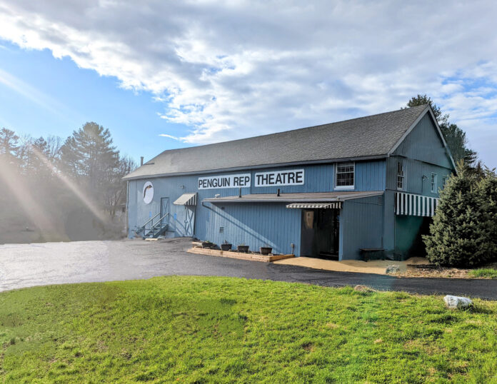 Penguin Rep Theatre’s blue-clapboard barn in Stony Point—just 15 minutes from Bergen County—sets the scene for the 2025 world-premiere season.