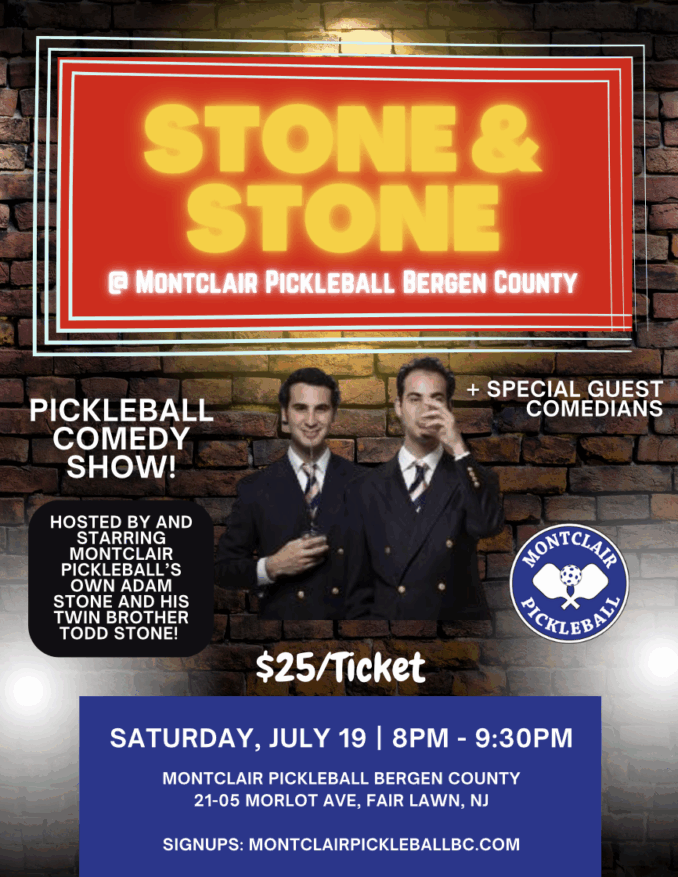 Stone & Stone Comedy Show in Fair Lawn. Get details on mybergen.com.