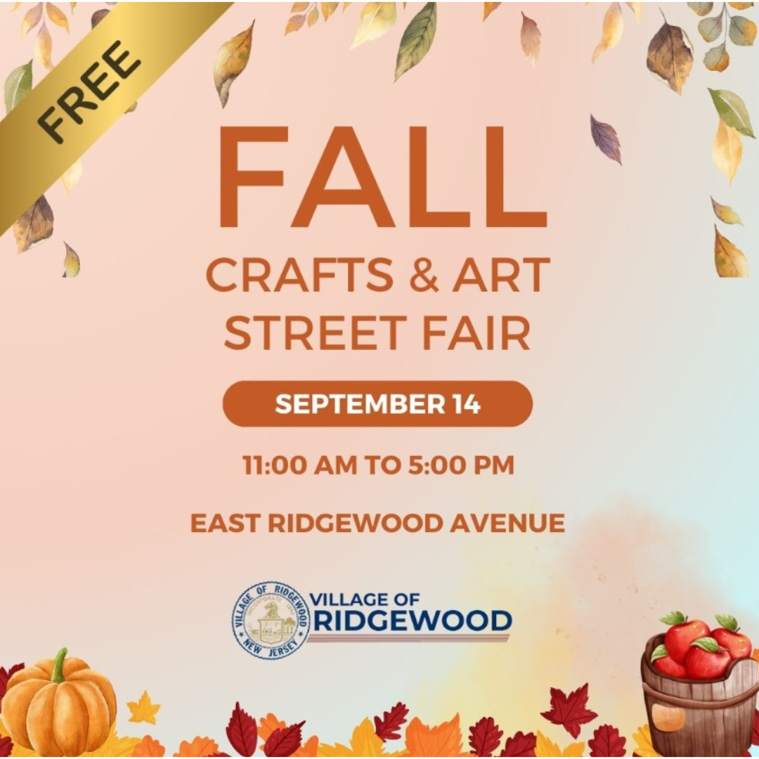 2025 Ridgewood Fall Street Fair
