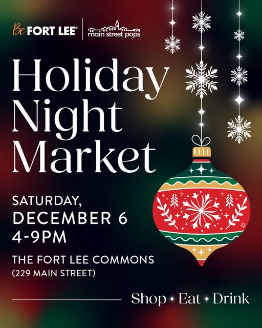 Don't miss the Fort Lee Holiday Market on December 6. Find somthing for everyone on your holiday shopping list!