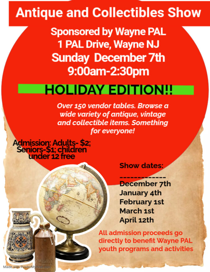Wayne PAL Antique & Collectibles Show: Holiday Edition