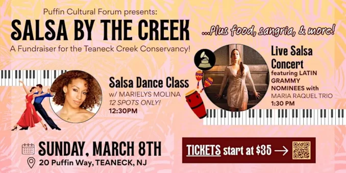 Salsa by the Creek at Puffin Cultural Forum. Get details on mybergen.com.