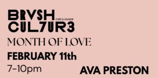 Ava Preston at Brvsh Cul7ur3 in Teaneck, NJ (“Month of Love” Live Concert Series)