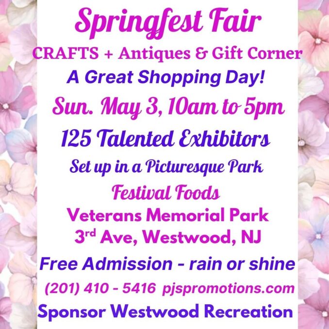 Bergen County craft and antique shows.