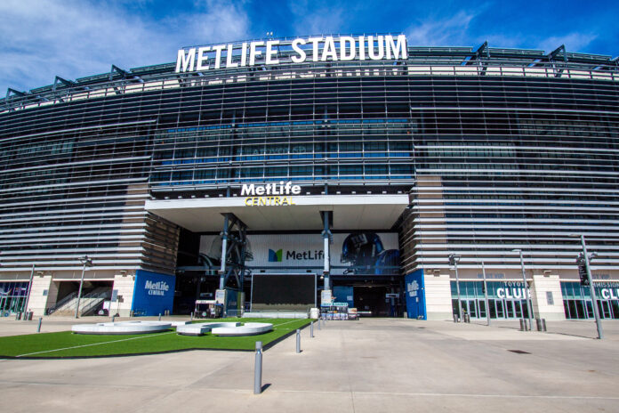 MetLife Stadium in East Rutherford, New Jersey, host venue for FIFA World Cup 2026 matches