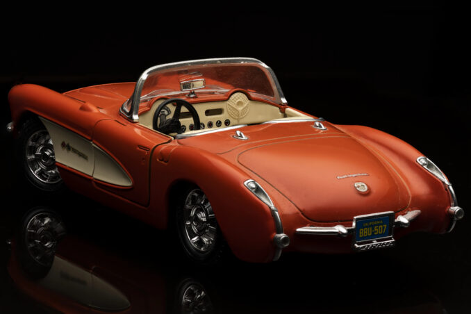 Classic, exotic and collector automobiles on display at a concours-style car show