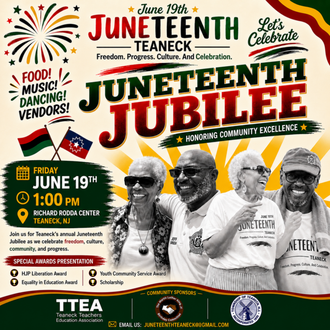 Celebrate Juneteenth 2026 at the Juneteenth Jubilee in Teaneck. Get details on mybergen.com.