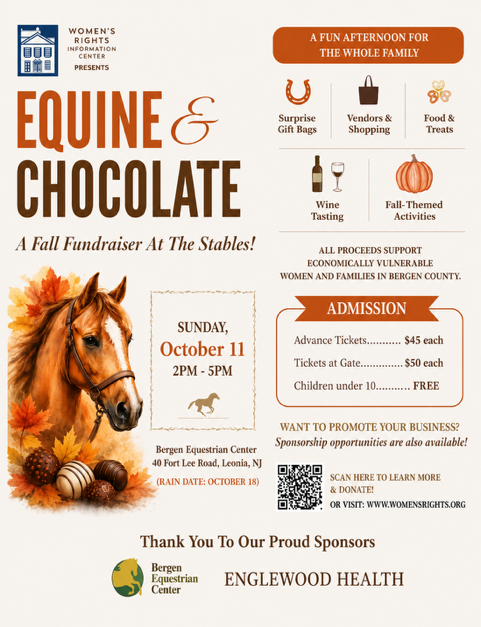 Equine & Chocolate fundraising event 2026. Get details on mybergen.com.
