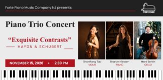 Piano Trio Concert: “Exquisite Contrasts: Haydn & Schubert”