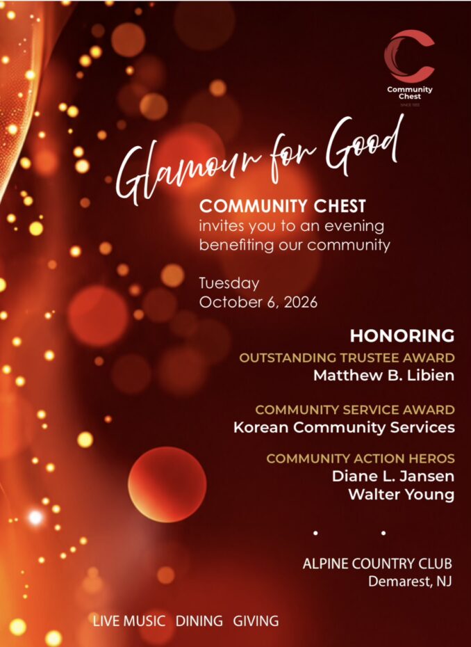 The Community Chest of Eastern Bergen County annual gala. Get details on mybergen.com.